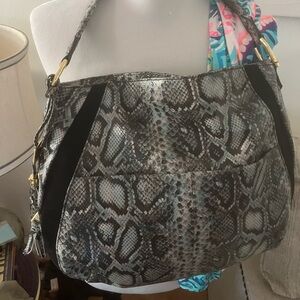 NWT Aimee Kestenberg Snake Print Hobo Bag